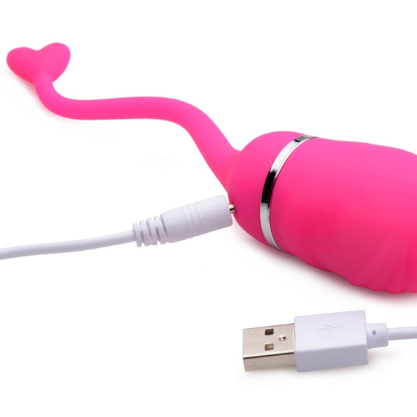 Luv Pop Rechargeable Remote Control Silicone Vibe - Royal Sins