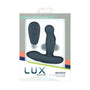 Lux Active Revolve 4.5 in. Rotating And Vibrating Silicone Massager Black - Royal Sins