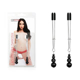 Lux Fetish Adjustable Tweezer Nipple Clips - Royal Sins
