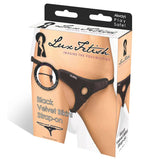 Lux Fetish Black Velvet Bikini Strap - On - Royal Sins