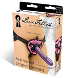 Lux Fetish Neoprene Strap - On Harness Pink - Royal Sins