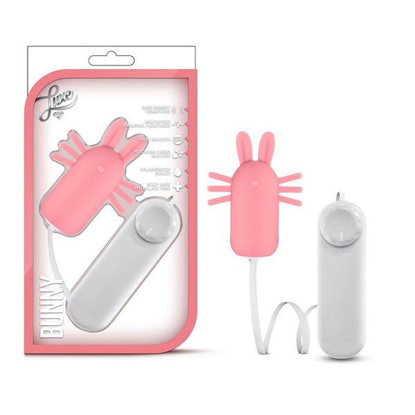 Luxe - Bunny - Bullet with Silicone Sleeve - Pink - Royal Sins