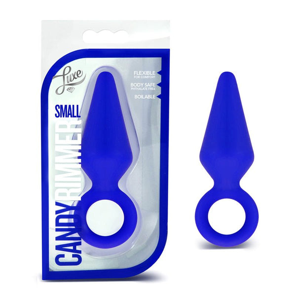 Luxe Candy Rimmer Small Silicone Anal Plug Blue - Royal Sins