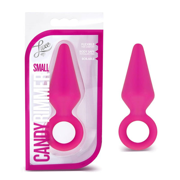 Luxe Candy Rimmer Small Silicone Anal Plug Pink - Royal Sins