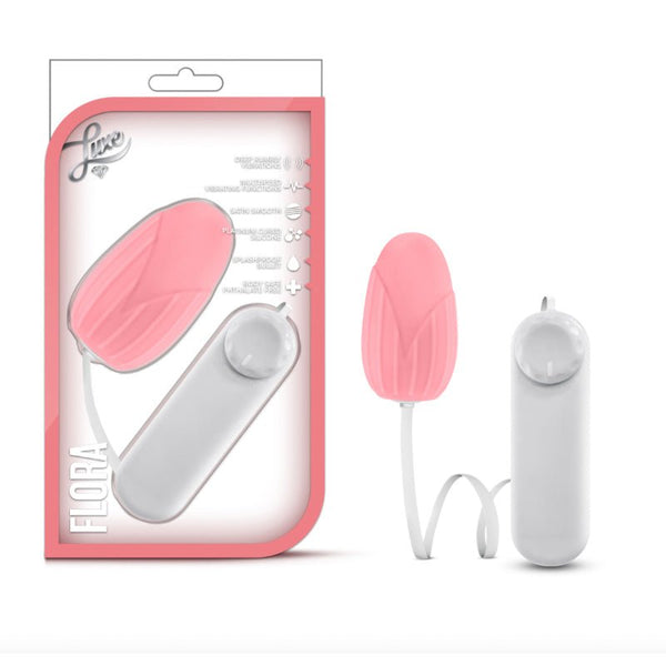 Luxe - Flora - Bullet with Silicone Sleeve - Pink - Royal Sins