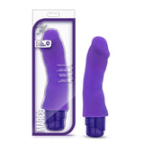 Luxe Marco 7.75 in. Silicone Vibrating Dildo Purple - Royal Sins