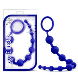Luxe Silicone 10 Beads for Anal Play Indigo - Royal Sins
