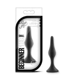 Luxe Silicone Beginner Plug Small Black - Royal Sins
