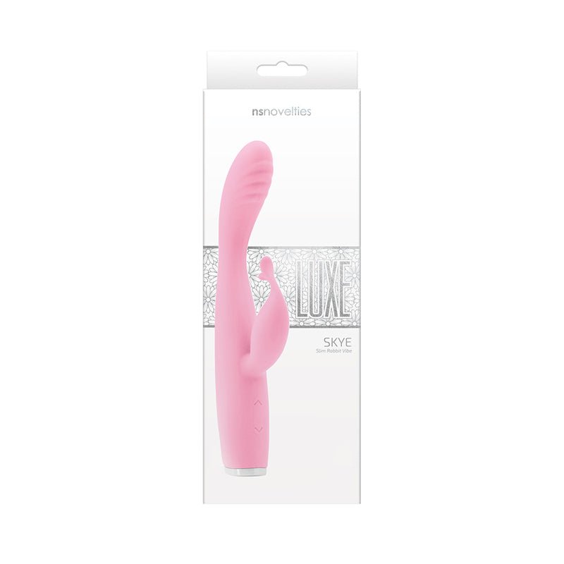 Luxe Skye Rechargeable Slim Rabbit Vibe Pink - Royal Sins