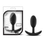 Luxe Wearable Vibra Slim Plug Medium Black - Royal Sins