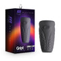 M Elite Platinum Gript Silicone Stroker Black - Royal Sins