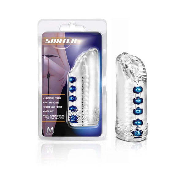 M for Men Snatch Vagina Stroker Clear - Royal Sins