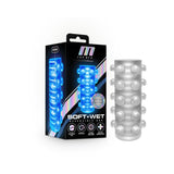 M for Men Soft + Wet Reversible Orb Glow in the Dark Self - Lubricating Stroker Frosted - Royal Sins