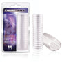 M for Men Stroke Sleeve Reversible Stroker Clear - Royal Sins