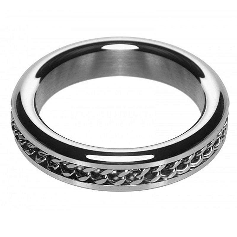 M2M Chrome C - Ring w/Chain Design 1.875in - Royal Sins