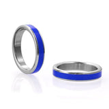 M2M Stainless C - Ring w/Blue Band & Bag 1.875in - Royal Sins