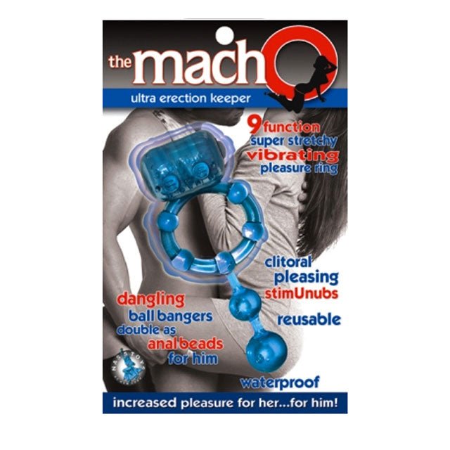 Macho Ultra Erection Keeper (Blue) - Royal Sins