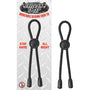 Mack Tuff Adjustable Silicone Cock Tie (Black) Lasso/Bolo - Royal Sins