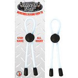 Mack Tuff Adjustable Silicone Cock Tie (Clear) Lasso/Bolo - Royal Sins