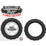 Mack Tuff Tire X - Large Tire Silicone Cockring (Black) - Royal Sins