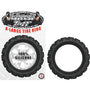 Mack Tuff Tire X - Large Tire Silicone Cockring (Black) - Royal Sins