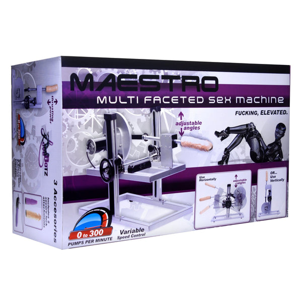 Maestro Multi - Faceted Sex Machine with Universal Adapter - Royal Sins