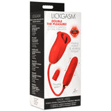 Magic Kiss Clitoral Stimulator with Thrusting Vibrator - Royal Sins