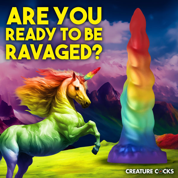 Magic Rider Unicorn Silicone Dildo - Royal Sins