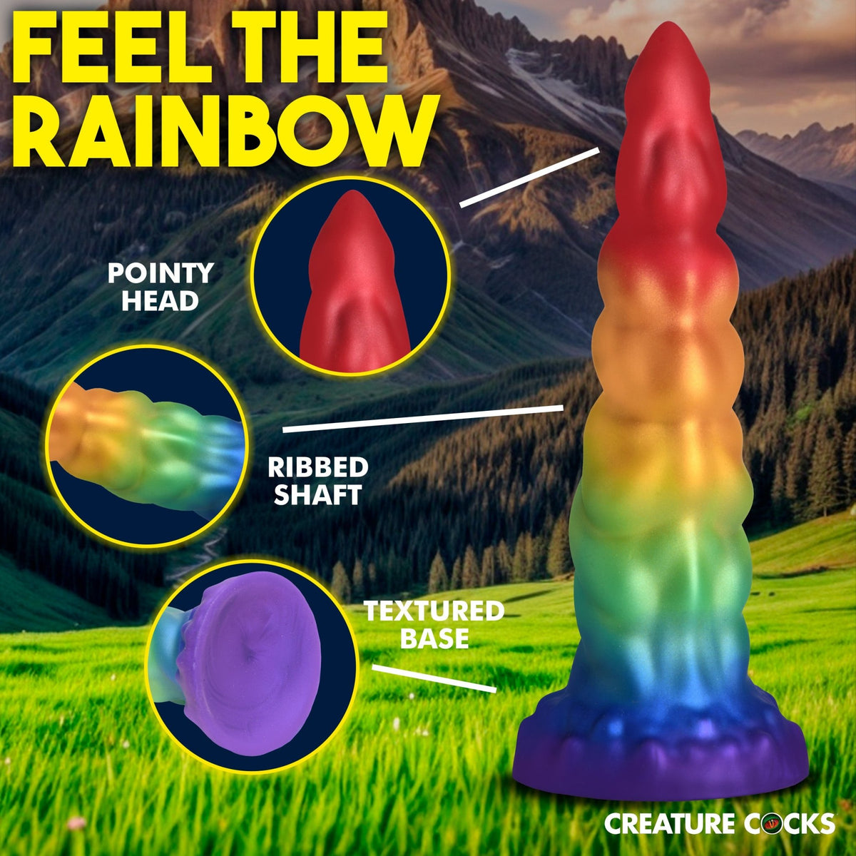 Magic Rider Unicorn Silicone Dildo - Royal Sins