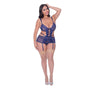 Magic Silk Berrylicious Cutout Dress & G - String Set Blueberry Queen Size - Royal Sins
