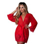Magic Silk Sugar High 3/4 Sleeve Robe Red L/XL - Royal Sins