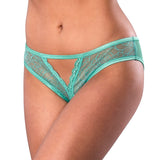 Magic Silk Sweetums Crotchless Panty Mint L/XL - Royal Sins