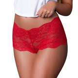 Magic Silk Sweetums Lace Boy Short Cherry L/XL - Royal Sins