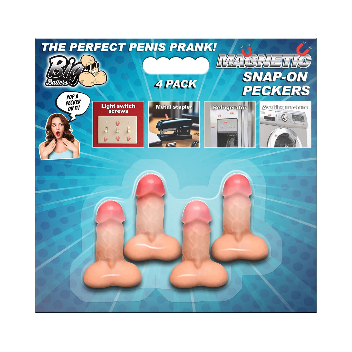 Magnetic Snap - on Peckers - Royal Sins