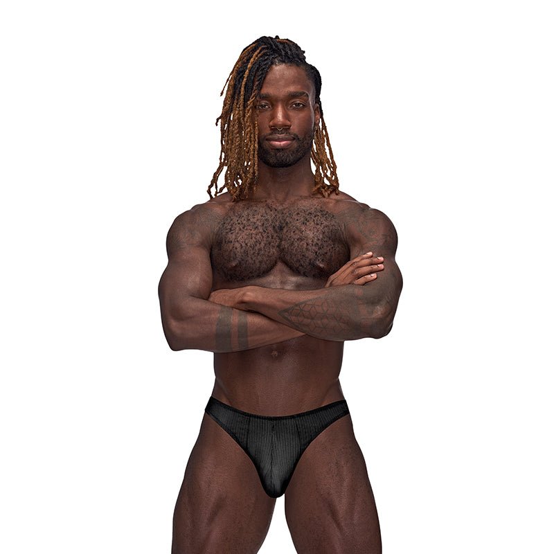 Male Power Barely There Moonshine Black L/XL - Royal Sins