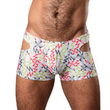 Male Power Cut It Out! Cutout Mini Short Red/Black L - Royal Sins