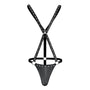 Male Power Fetish Warrior Criss - Cross Body Harness Black S/M - Royal Sins