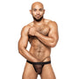 Male Power Heart Breaker Micro Thong V Black S/M - Royal Sins