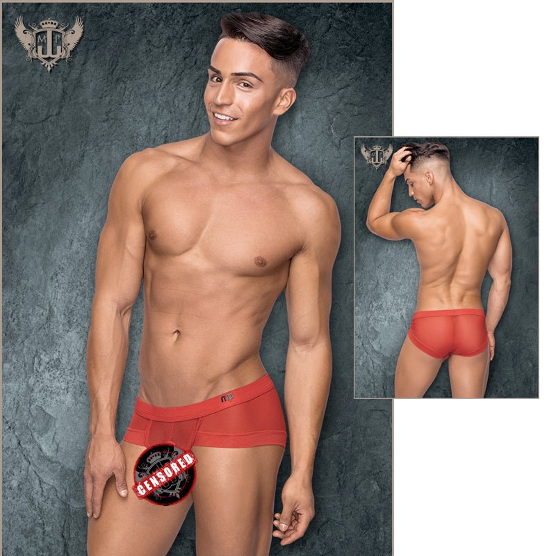 Male Power Hoser Micro Mini Hose Short Red Large - Royal Sins