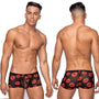 Male Power Kiss Me Mini Short Sheer Lips Large - Royal Sins