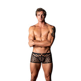 Male Power Love Star Short with Ring Black S - Royal Sins