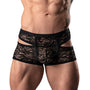 Male Power Lucifer Cutout Short Black S - Royal Sins