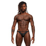Male Power Magnificence Micro V Thong Black S/M - Royal Sins