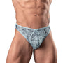 Male Power Marble Mesh Mini Moonshine Silver Blue S/M - Royal Sins