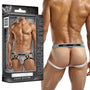 Male Power Peep Show Jock Ring Small/Medium (White) - Royal Sins