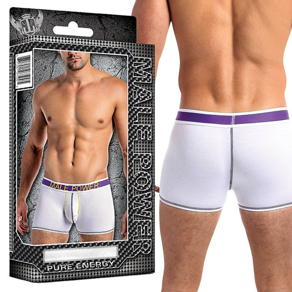 Male Power Pure Energy Mini Short White Medium - Royal Sins