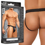 Male Power Satin Lycra Jock Strap L/XL Underwear - Royal Sins