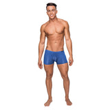 Male Power Seamless Sleek Short Blue Sheer Pouch Xlarge - Royal Sins