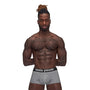 Male Power Sexagon Mini Short Gray M - Royal Sins