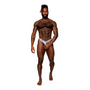 Male Power S'naked Power Sock Silver/Black L/XL - Royal Sins